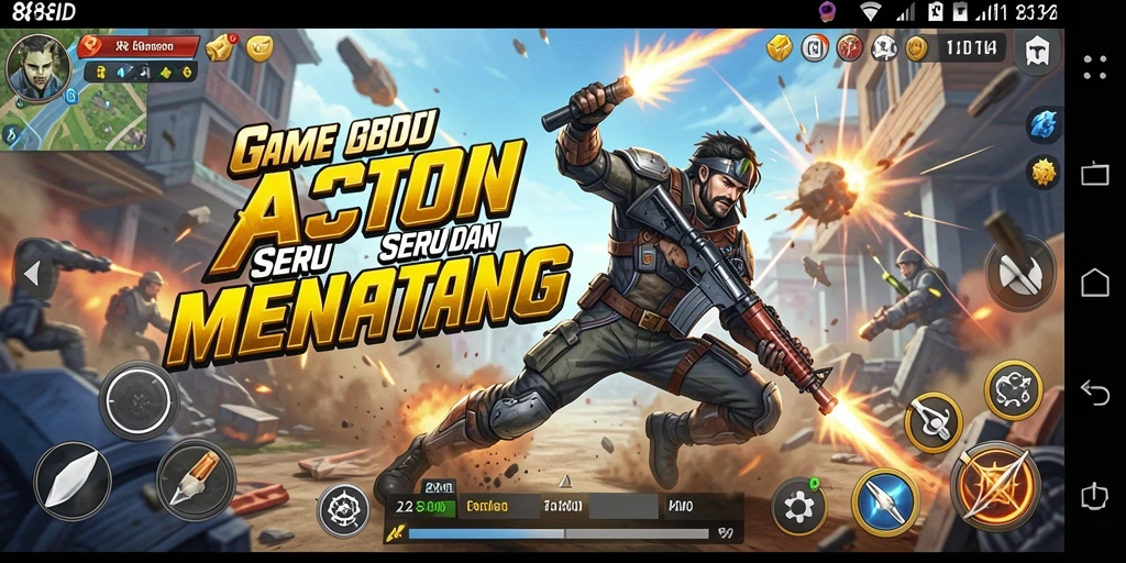 Screenshot mendebarkan dari gameplay Action 88ID.