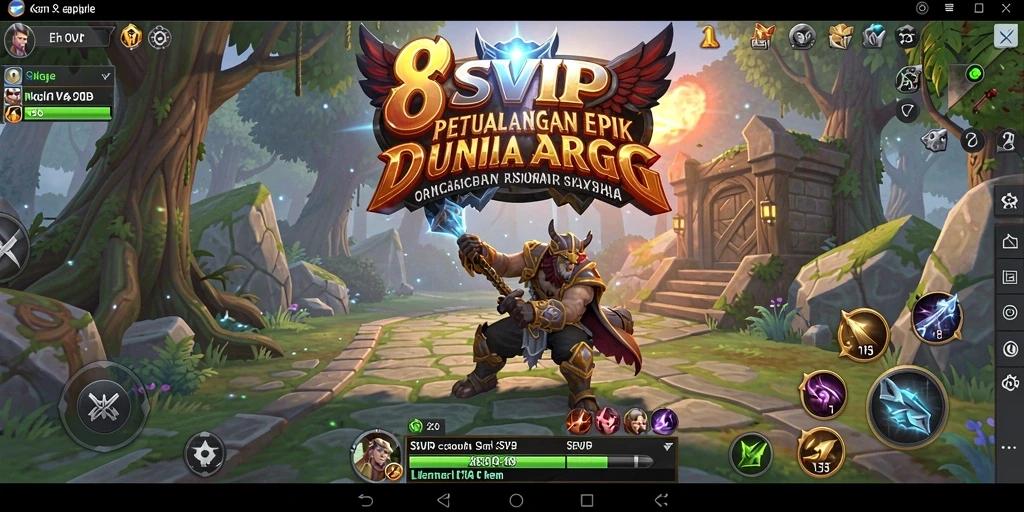 Screenshot utama menampilkan gameplay seru dalam 8SVIP.