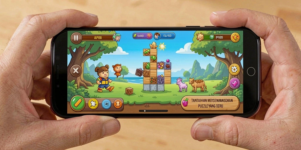 Screenshot gameplay API88 menampilkan tantangan puzzle yang menarik.