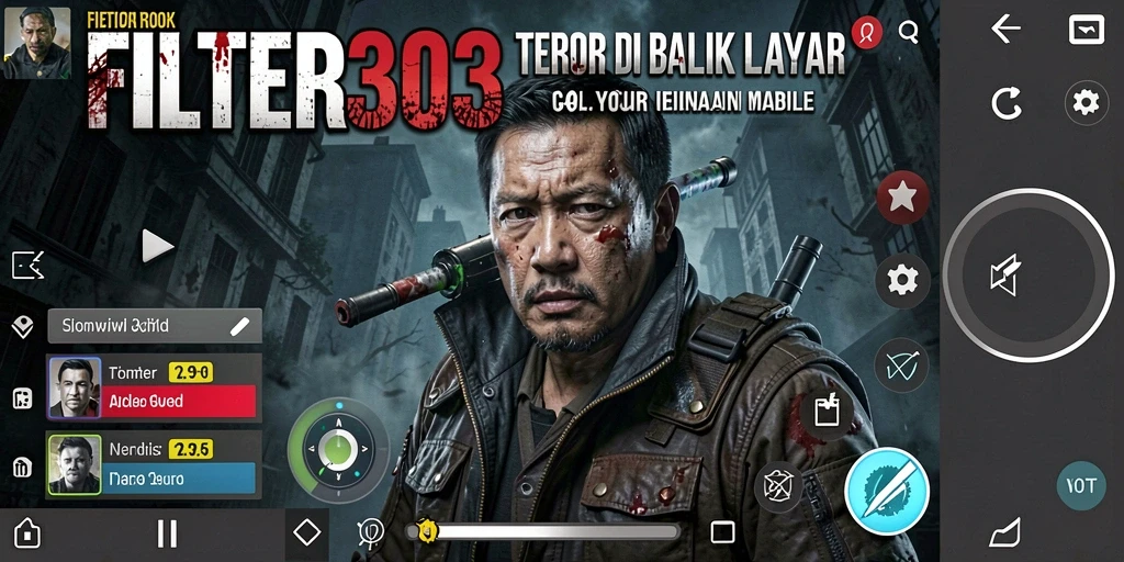 Tampak menegangkan dalam gameplay Horror FILTER303.