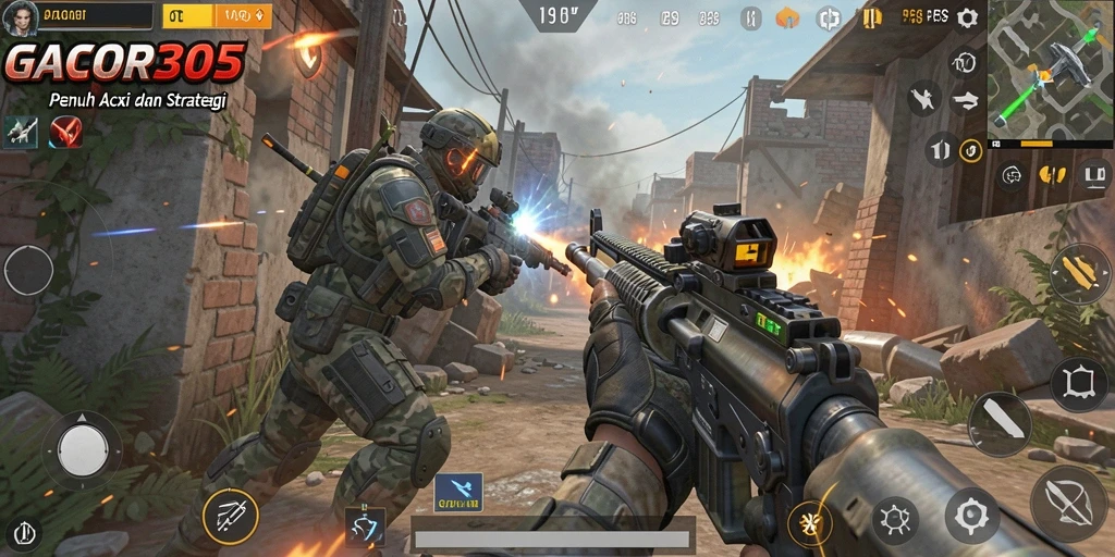 Gameplay GACOR305 yang intens dan mendebarkan di setiap misi.