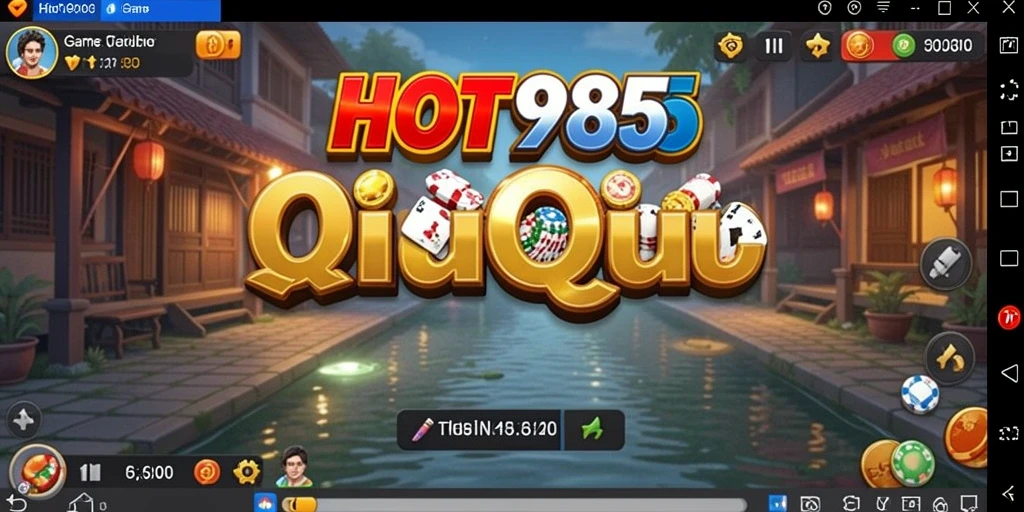 Tampilan gameplay QiuQiu yang seru dan menarik.