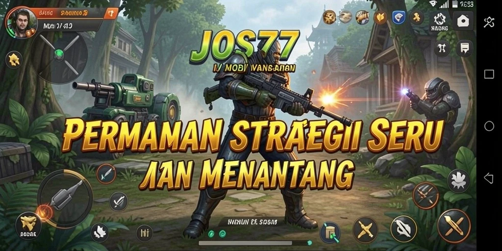 Tampilan gameplay JOS77 dengan strategi yang mendalam dan seru.