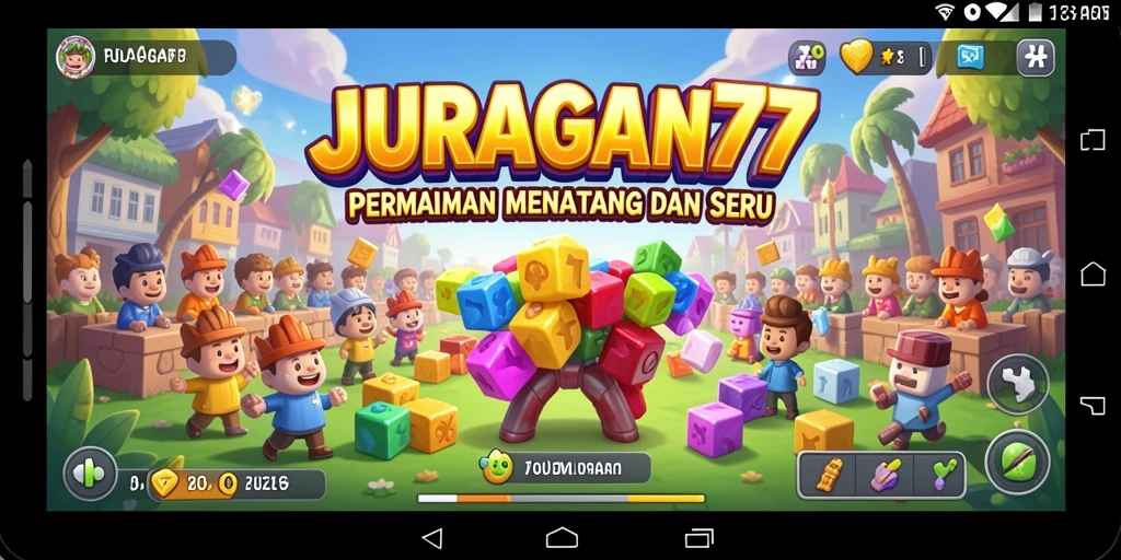 Tampilan screenshot gameplay JURAGAN77 menampilkan keseruan dalam memecahkan puzzle.
