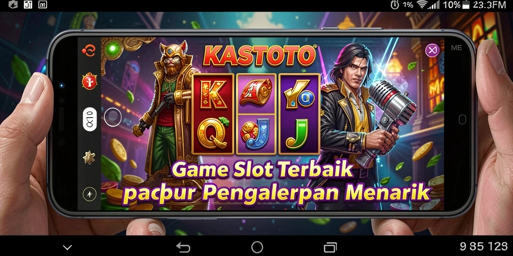 Screenshot gameplay KASTOTO yang menarik dan penuh warna.