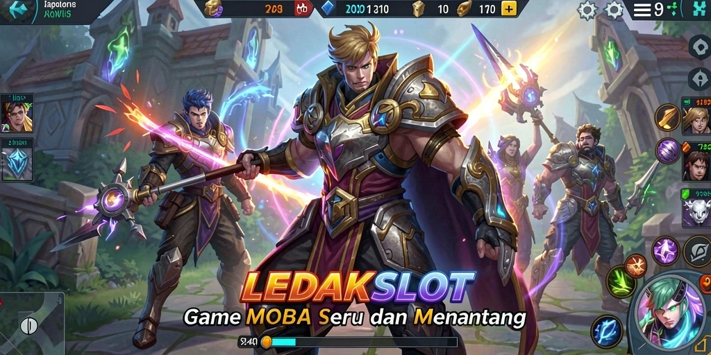 Gameplay seru dalam pertempuran tim LEDAKSLOT.