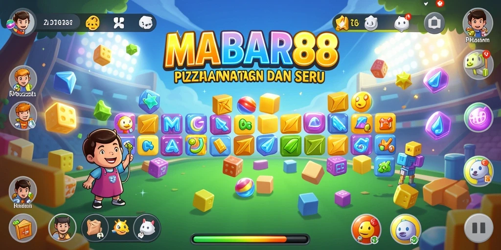 Tangkapan layar gameplay MABAR88 menampilkan tantangan puzzle menarik.