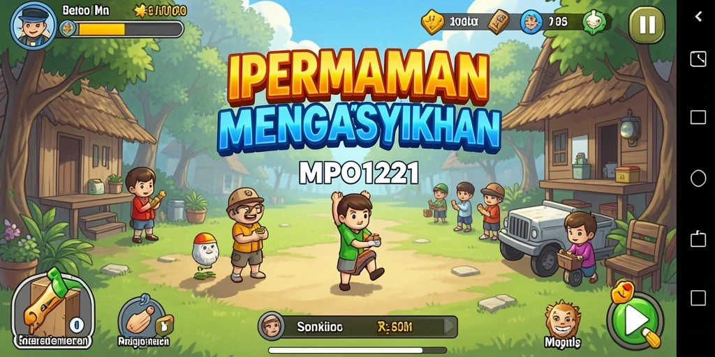 Tampilan menarik dari gameplay MPO1221 yang seru dan santai.