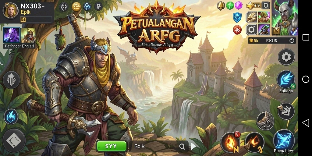 Tampilan gameplay seru dalam NX303 yang penuh aksi.