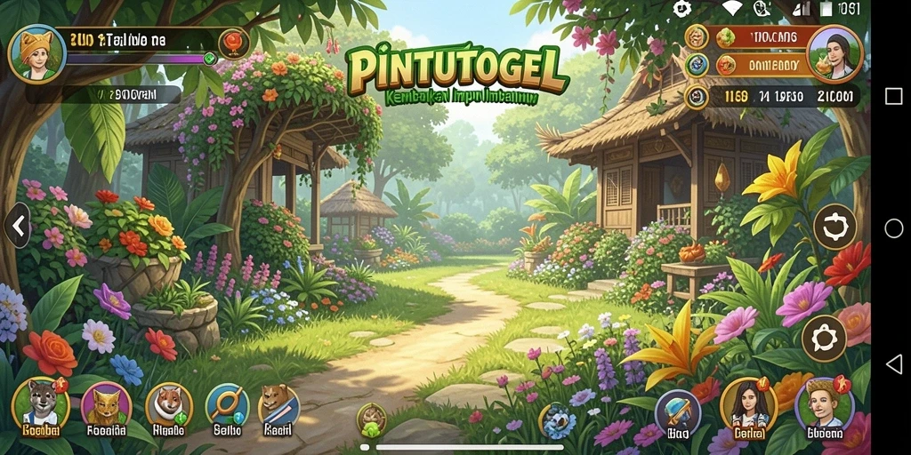 Tampilan gameplay PINTUTOGEL yang memukau dan interaktif.