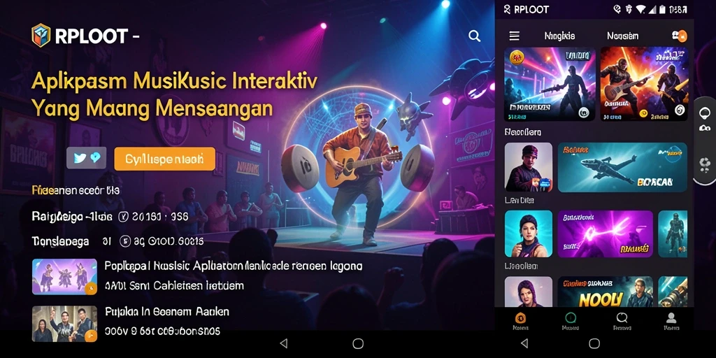 Tampilan gameplay interaktif yang seru dan menghibur di RPLOOT.