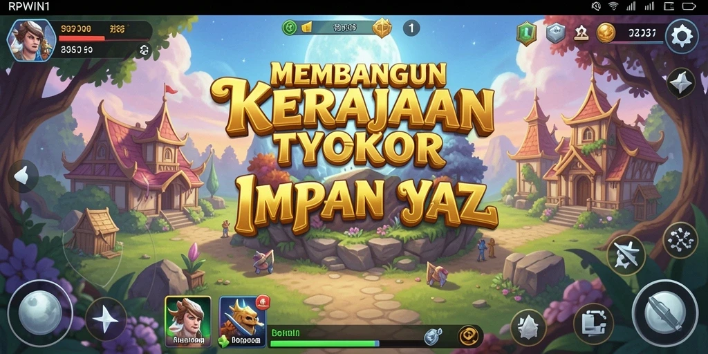 Gameplay menarik dari RPWIN1 yang menantang Anda dalam membangun kerajaan bisnis.