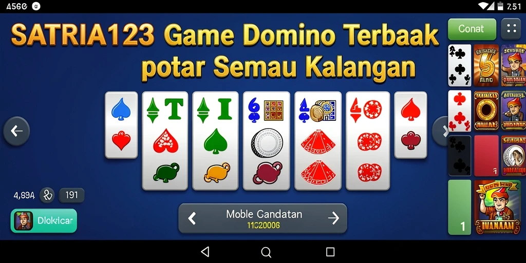 Tampilan gameplay seru dalam SATRIA123 dengan teman-teman.