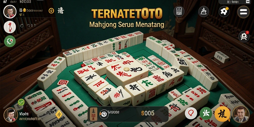 Tangkapan layar gameplay TERNATETOTO yang menampilkan aksi Mahjong yang seru.