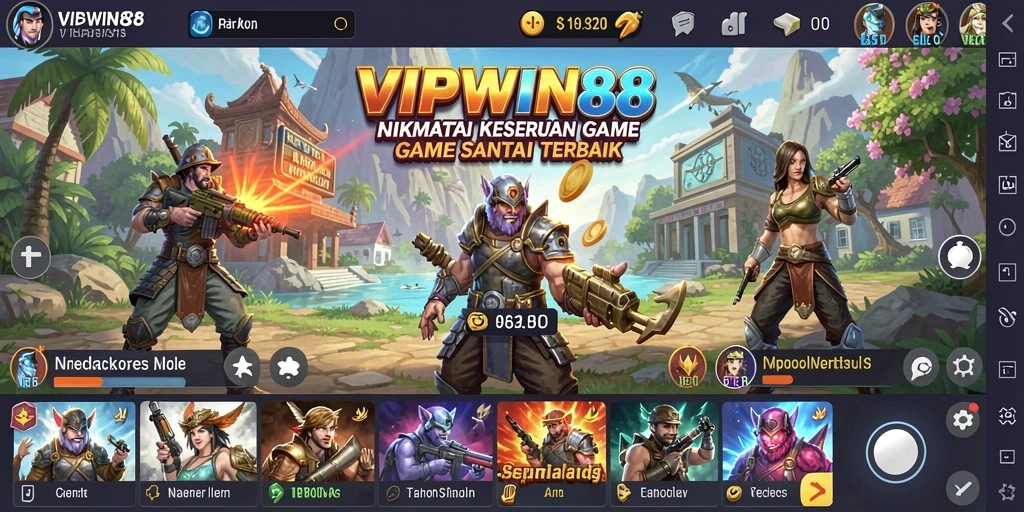 Tangkapan layar gameplay VIPWIN88 yang menyenangkan dan interaktif.