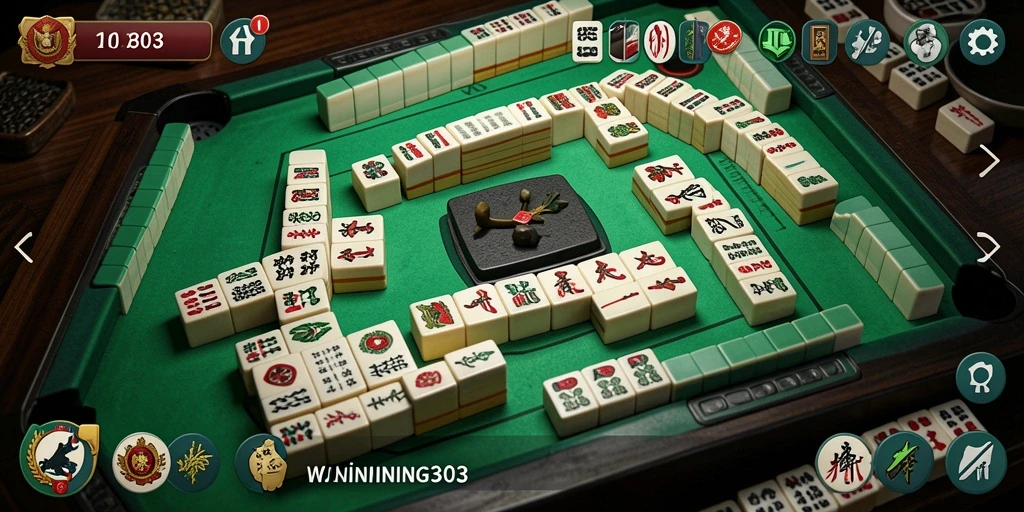 Screenshot WINNING303 menampilkan gameplay seru Mahjong.